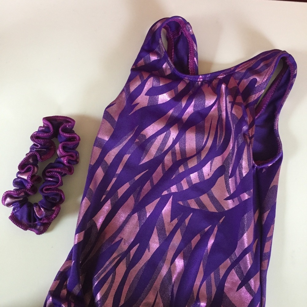 Gymnastics Leotard + Scrunchee